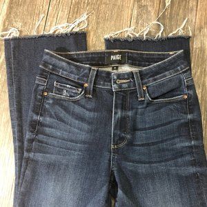PAIGE Colette Crop Flare Jeans NWOT